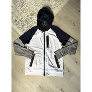 American‎ Eagle Mens Hoodie Sweatshirt Medium AEActive Flex Stretchy Full Zip